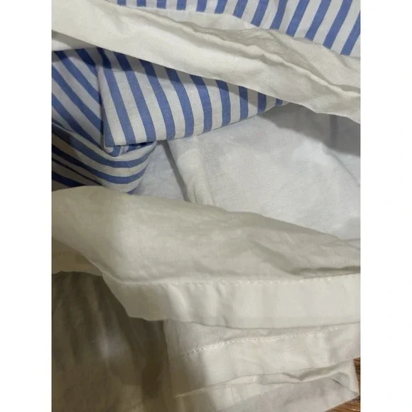 Janie and Jack Striped Bow Sundress Girls 12-18 Months Cotton Blue White Hampton - Picture 4 of 6